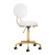 Activeshop Sgabello Cosmetico H5 Oro Bianco
