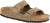 Arizona Unisex Soft Footbed Suede Leather taupe, calz stretta