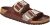 Arizona Big Buckle Donna Natural Leather shine chocolat, calz stretta