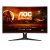 Aoc c24g2ae/bk 23.6 gaming led full hd 1 ms 165hz curvo 1vga 2xhdmi 1xdisplayport altoparlanti incorporati nero rosso