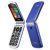 Brondi stone+ dual sim 2.4 clamshell flip attivo fotocamera tasti chiamata diretta torcia italia blue
