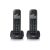 Brondi gala twin coppia di cordless ampio display 20 memorie id chiamante nero