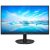 Philips monitor 221v8a da 22“, adaptive sync 75 hz, va, full hd, 4 ms, hdmi, vga, casse audio integrate, attacco vesa, nero