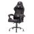 Itek gaming chair rhombus ff10 – tessuto, doppio cuscino, schienale reclinabile, nero nero