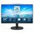 Philips 241v8l monitor 24“ led va full hd, 1920 x 1080, gaming adaptive sync, 75 hz, hdmi, vga, attacco vesa, nero