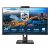 Philips 243b1jh/00 b-line 23.8 led ips full hd 16:9 75hz 4ms contrasto 1.000:1 hub usb hdmi displayport usb-c 100w altoparlanti incorporati nero