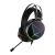 Noua reaper rainbow cuffie gaming over-ear da 50mm con microfono flessibile controllo volume headset