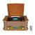 Majestic tt-34r giradischi retro` e juke box bluetooth cd usb aux-in cassetta con funzione autostop telecomando