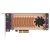 Qnap dual m.2 22110/2280 pcie ssd expansion card (pcie gen2 x4)