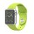 Apple watch sport cassa 38mm alluminio silver cinturino green garanzia europa