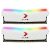 Pny ram16gb (2x8gb) xlr8 gaming epic-x rgb ddr4 3600mhz kit di memorie ram dimm colore bianco