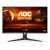 Aoc 27g2spae 27 gaming led ips full hd 16:9 165hz 1ms freesync vga hdmi displayport altoparlanti incorporati nero rosso
