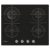 Candy cvg6br4wpb piano cottura a gas 4 fuochi piano in vetro temperato nero