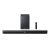 Sharp ht-sbw202 soundbar 2.1 200 w subwoofer wireless bluetooth 4.2 hdmi acr-cec, audio ottico, ingress aux, telecomando, nero