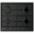 Candy chw6brbb piano cottura a gas 4 fuochi nero
