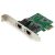 Startech adattatore scheda di rete ethernet gigabit pci express pcie nic a 2 porte rj45 da 1 gbps