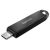 Sandisk ultra unita` flash usb 128gb usb tipo-c 3.2 gen 1 nero