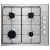 Electrolux kgs6404sx piano cottura a gas 4 zone 55 cm acciaio inossidabile