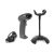 Hamlet hbcs2d100us barcode scanner professionale 2d combo usb + seriale per codici qr e lineari grey