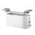 Ardes artoast02 tosto sleek plus tostapane elettrico 4 fette 7 livelli di doratura 1300w pinze in acciaio bianco