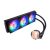 Cooler master masterliquid pl360 flux – sistema di raffreddamento a liquido aio per cpu 3 ventole 120 mm radiatore 360 mm controller rgb indirizzabile gen2 – supporta amd e intel