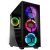 Kolink observatory black case gaming rgb mid-tower atx con pannello frontale e laterale in vetro temperato nero