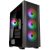 Kolink stronghold prism argb case middle tower atx eatx micro atx mini-itx pannello laterale in vetro temperato 2xusb 2.0 1xusb 3.1 4xventole argb installate grey