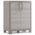 Keter armadio basso gulliver con 2 ripiani regolabili beige 80x44x100 cm