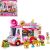 Famosa pinypon happy burger playset ristorante e veicolo con 1 bambola e accessori