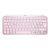 Logitech mx keys mini tastiera illuminata wireless bluetooth querty led compatta italiano rosa
