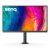 Benq pd2705ua 27 led ips 4k ultra hd 16:9 60hz 5ms contrasto 1.200:1 eye care+ hub usb hdmi displayport usb-c 65w altoparlanti incorporati black