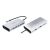 Mediacom md-c317 docking station usb-c 5 x usb-a 3.0 – 1 x usb-c power delivery 100 w – 1 x hdmi – 1 x rj-45 gigabit – 1 x jack 3.5mm audio -1 x vga d-sub hd 15 pin – 1 x sd – 1 x micro sd in aluminio