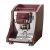 Faber agenta mini macchina per caffe` 500w pressacialda in ottone telaio in metallo cherry red e laterali in legno serbatoio 2 lt