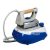 Termozeta no limits super compact ferro da stiro a caldaia manico in sughero 750 ml 2.100 w blu bianco