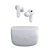 Urbanista atlanta auricolari wireless con cancellazione ibridi attiva del rumore cuffie resistenti agli spruzzi con bassi profondi bluetooth multipunto custodia di ricarica wireless pure white
