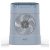 Imetec silent power protection interno blu 2100w riscaldatore ambiente
