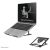 Newstar supporto universale per laptop regolabile fino a 17 max 10 kg nero