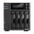 Asustor lockerstor 4 nas chassis desktop celeron n5105 2ghz ram 4gb-4bay hdd/ssd 2.5/3.5/m.2-lan 100/1000/2500 mbps colore nero