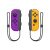 Nintendo switch coppia controller joy-con viola e arancione neon