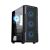 Itek six triangle gaming case midi tower finestre trasparenti nero
