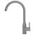 Elleci mgkadi48 adige miscelatore monocomando con canna girevole grigio cemento 48