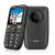 Brondi amico stiloso 2.4 easy phone tasti grandi retroilluminati volume aumentato cover in pelle inclusa nero