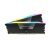 Corsair vengeance rgb kit memoria ram 2x16gb 32gb totali 6.000 mhz tecnologia ddr5 tipologia dimm 288-pin cas 36 black