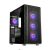 Kolink citadel mesh argb case midi tower minitx/matx/atx/e-atx pannello centrale mesh pannello laterale in vetro temperato 2xusb-a 3.0 1xusb-a 2.0 1xusb -c 3.2 4xventole rgb 120mm black