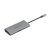 Mediacom md-c316 mini docking station da usb-c a 3xusb-a 3.0 1xusb-c pd 100w 1xhdmi 1x lan rj-45 slot memoria sd grigio