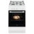 Electrolux lkk500000w cucina a gas libera installazione con piano a 4 fuochi forno elettrico 56 litri classe a 60×60 cm bianco