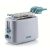 Ariete 157 tostapane breakfast 760w 2 fette pinze in acciaio inox 7 livelli di doratura pulsante stop tocco freddo bianco