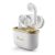 Ngs artica trophy cuffie auricolari con microfono in-ear bluetooth tws anc touch con custodia di ricarica bianco
