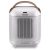 Delonghi capsule hfx30c18.iw stufetta con elettroventola 1800w marrone-bianco