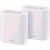 Asus ebm68 expert wifi sistema tri-band wifi 6 mesh, business, supporta fino a 5 ssids, guest portal, 2.5 gbps, sicurezza network enterprise, expertwifi app, bianco, conf 2 pz.